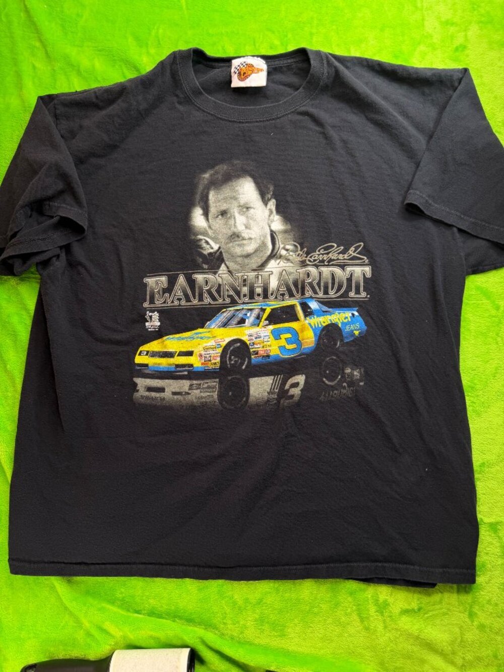 Dale Earnhardt Sr Jr #3 Wrangler NASCAR Double-Sided Tee 2XL